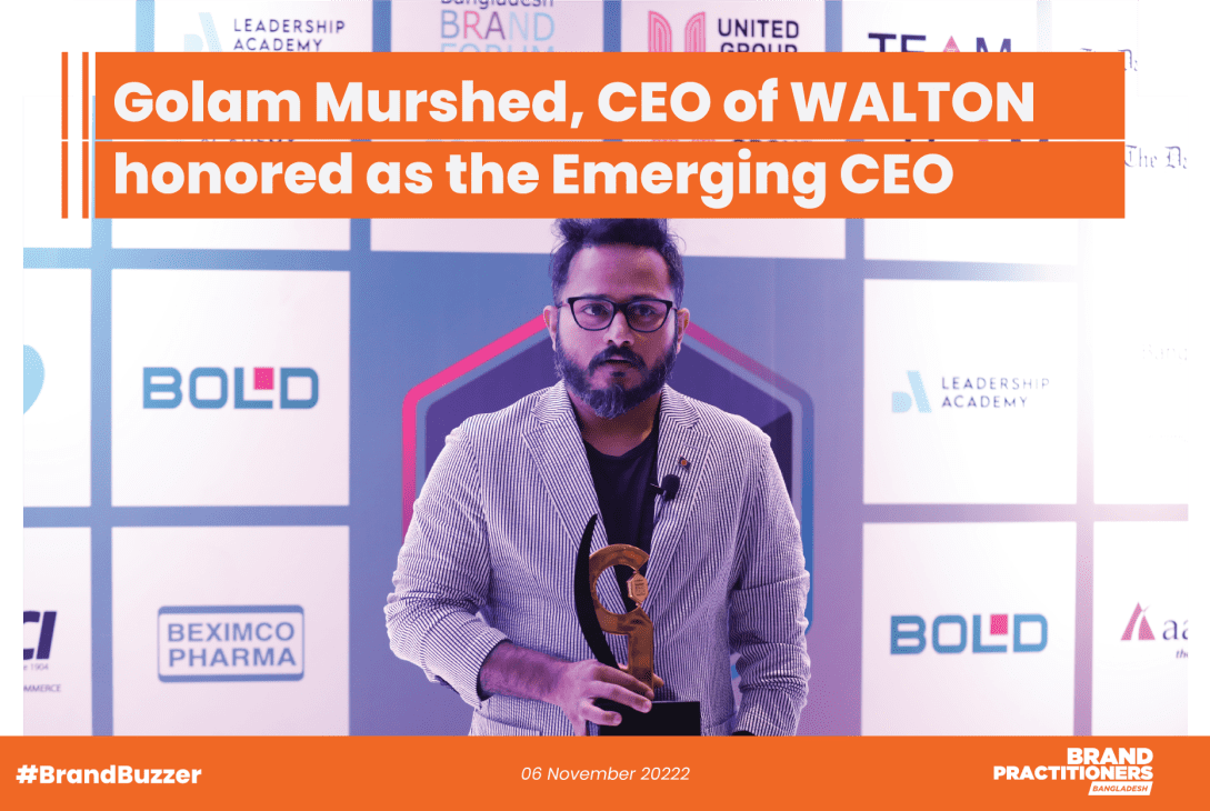 Goolam Murshed CEO of Walton is the Emerging CEO of the Year 2022