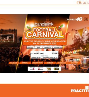 Sky Tracker Limited is the event management team for the event. Banglalink Football Carnival's tickets will be available in Get Set Rock to which Bkash will remain as a payment partner. T-Sports is the broadcasting partner of the event. Bangladesh Band Music Forum Community is also associated with this grand event. After the departure of Brazil, Germany, Spain, Portugal, England, Argentina-Croatia will face each other as semi-finalists; France-Morocco. One of these 4 teams is going to win the cup on 18 December. The country's fastest 4G provider has already made it possible for viewers to enjoy the FIFA World Cup 2022 through Toffee App for free. More than 25 million viewers watched FIFA World Cup Qatar 2022 Round of Sixteen in Toffee, the only digital entertainment app streaming the mega sports event live in Bangladesh for the first time in the country's history.