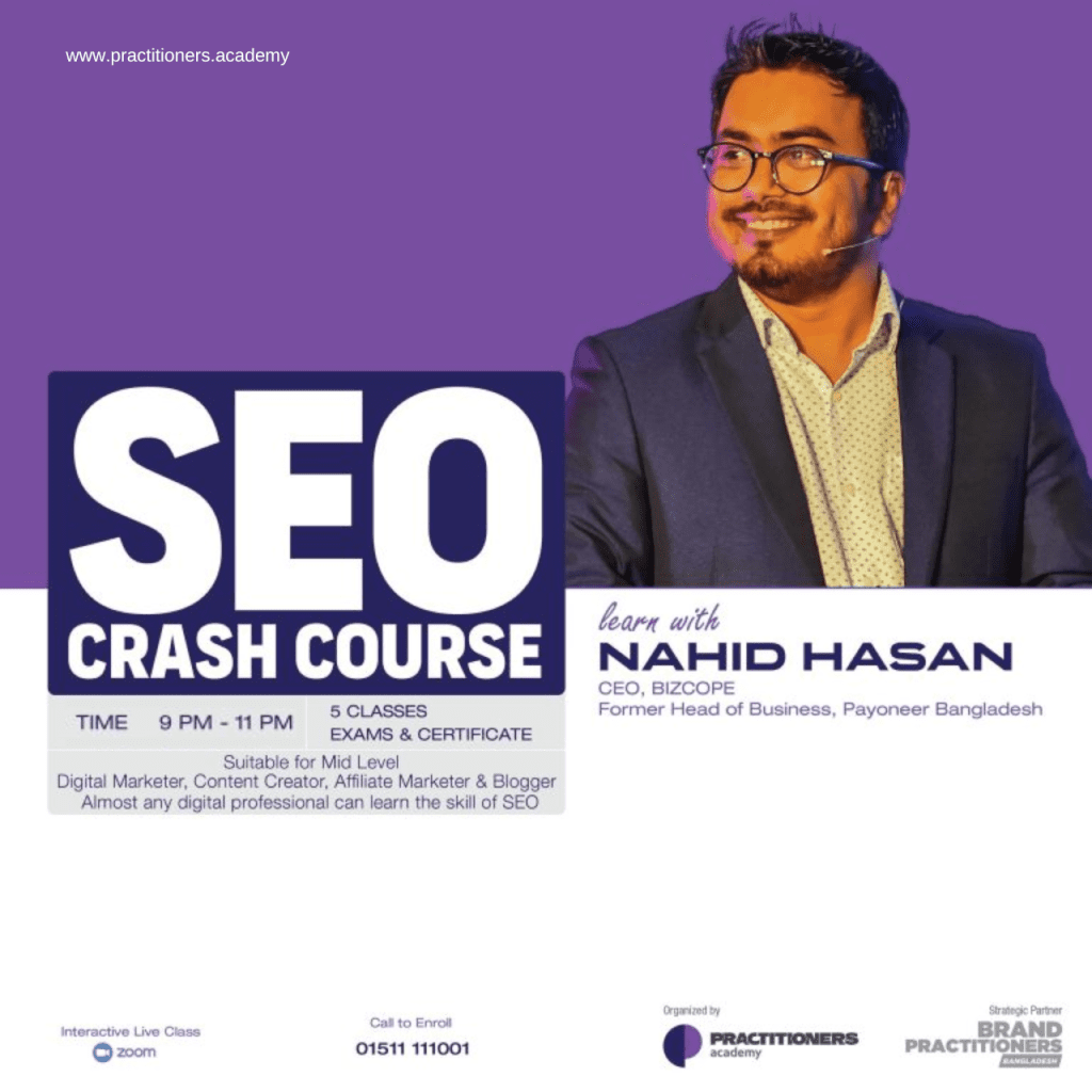 SEO Crash Course by Nahid Hasan