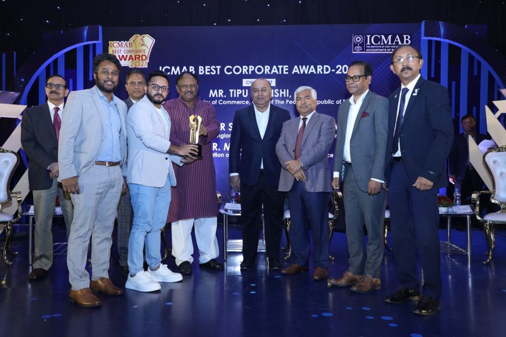 Walton Hi-Tech Industries PLC is Winner of ICMAB Best Corporate Gold Award 2021 