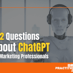 162 Questions about chatGPT by marketing professionals