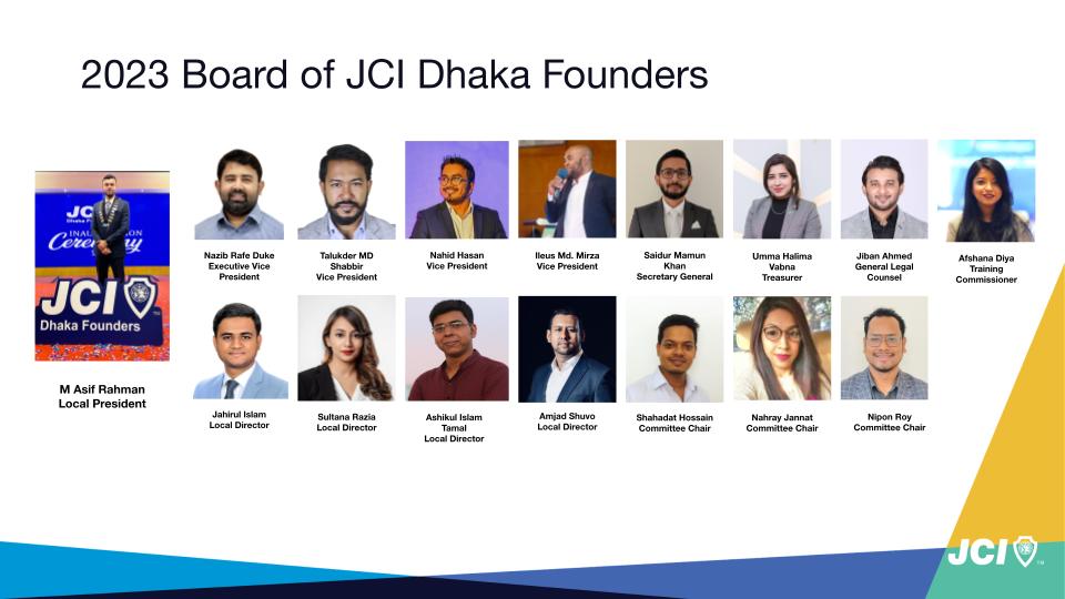 JCI Dhaka Founders Begins