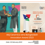 Akij Ceramics wins Bangladesh Innovation Award 2023