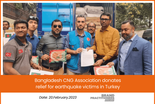 Bangladesh CNG Association donates relief for earthquake victims in Turkey