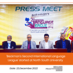 'Beckman's Second International Language League' started at North South University
