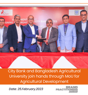 City Bank and Bangladesh Agricultural University join hands through MoU for Agricultural Development