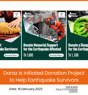 Daraz is initiated Donation Project to Help Earthquake Survivors