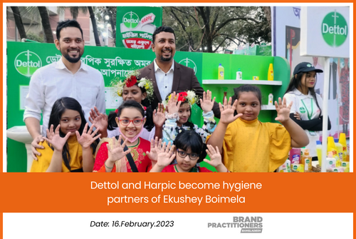 Dettol and Harpic become hygiene partners of Ekushey Boimela