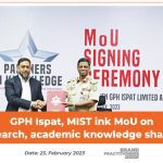 GPH Ispat, MIST ink MoU on research, academic knowledge sharing