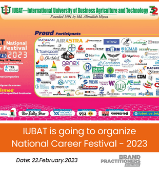 IUBAT is going to organize National Career Festival - 2023