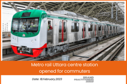 Metro rail Uttara centre station opened for commuters