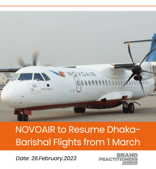 NOVOAIR to Resume Dhaka-Barishal Flights from 1 March