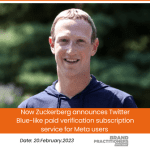 Now Zuckerberg announces Twitter Blue-like paid verification subscription service for Meta users