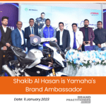 Shakib Al Hasan is Yamaha's brand ambassador