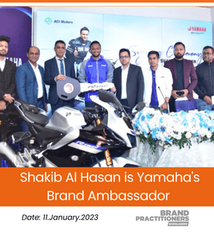 Shakib Al Hasan is Yamaha's brand ambassador