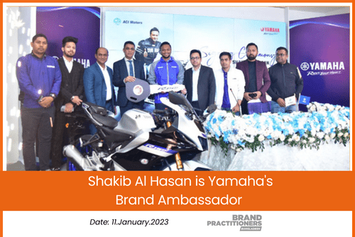 Shakib Al Hasan is Yamaha's brand ambassador