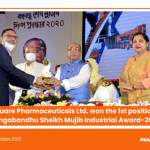 Square Pharmaceuticals Ltd. won the 1st position-Bangabandhu Sheikh Mujib Industrial Award-2020