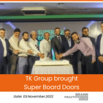 TK Group brought Super Board Doors to the market in a colorful arrangement