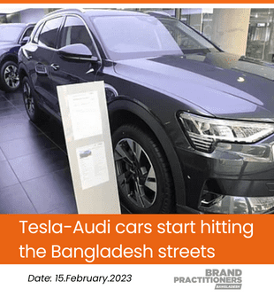 Tesla-Audi cars start hitting the Bangladesh streets