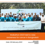 Walkathon 2023 held to raise awareness for cancer in Bangladesh