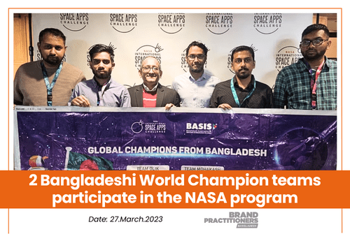 2 Bangladeshi World Champion teams participate in the NASA program