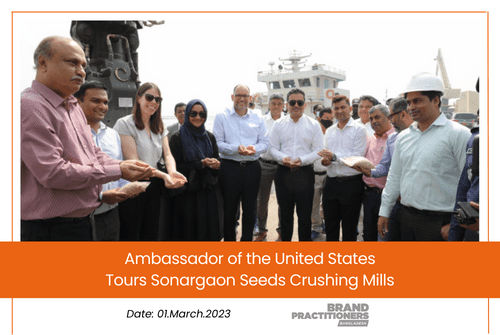 Ambassador of the United States Tours Sonargaon Seeds Crushing Mills