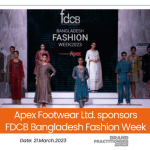 Apex Footwear Ltd. sponsors FDCB Bangladesh Fashion Week