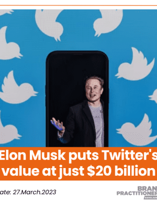 Elon Musk puts Twitter's value at just $20 billion