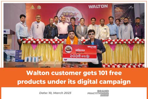 Walton customer gets 101 free products under its digital campaign