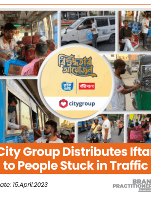 City Group Distributes Iftar to People Stuck in Traffic