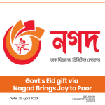 Govt's Eid gift via Nagad Brings Joy to Poor