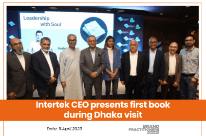 Intertek CEO presents first book during Dhaka visit