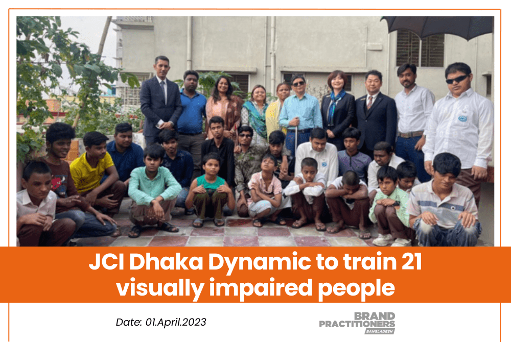 JCI Dhaka Dynamic to train 21 visually impaired people