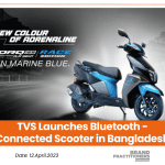 TVS Launches Bluetooth-Connected Scooter in Bangladesh