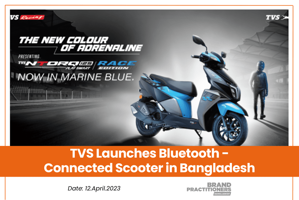 TVS Launches Bluetooth-Connected Scooter in Bangladesh