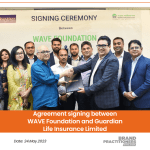 Agreement signing between WAVE Foundation and Guardian Life Insurance Limited