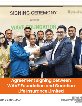 Agreement signing between WAVE Foundation and Guardian Life Insurance Limited