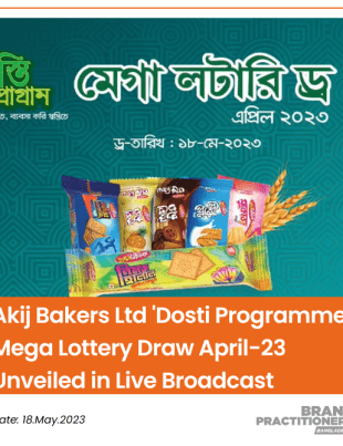 Akij Bakers Ltd 'Dosti Programme' Mega Lottery Draw April-23 Unveiled in Live Broadcast