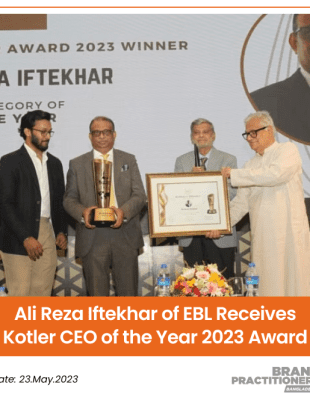 Ali Reza Iftekhar of EBL Receives Kotler CEO of the Year 2023 Award