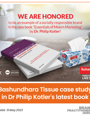 Bashundhara Tissue case study in Dr Philip Kotler's latest book