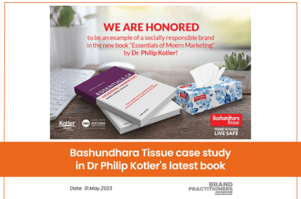 Bashundhara Tissue case study in Dr Philip Kotler's latest book