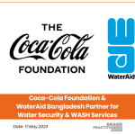 Coca-Cola Foundation & WaterAid Bangladesh Partner for Water Security & WASH Services