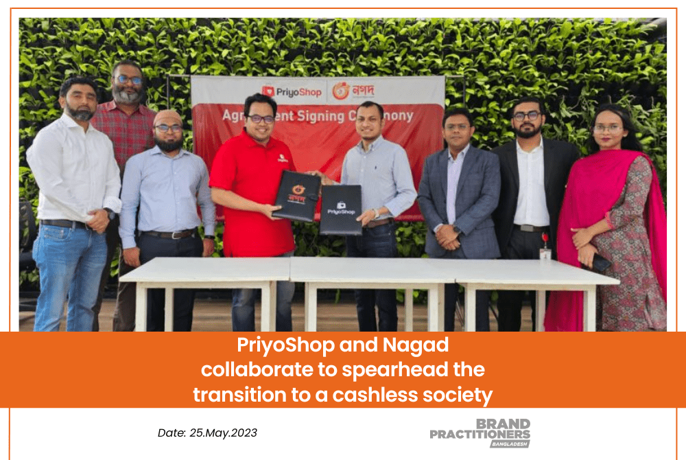 PriyoShop and Nagad collaborate to spearhead the transition to a cashless society