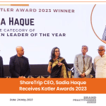 ShareTrip CEO, Sadia Haque Receives Kotler Awards 2023