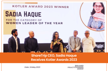 ShareTrip CEO, Sadia Haque Receives Kotler Awards 2023