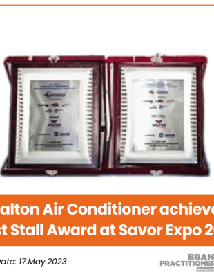 Walton Air Conditioner achieved Best Stall Award at Savor Expo 2023