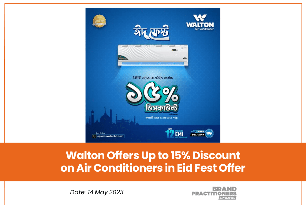Walton Offers Up to 15% Discount on Air Conditioners in Eid Fest Offer