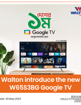 Walton introduce the new W65S3BG Google TV