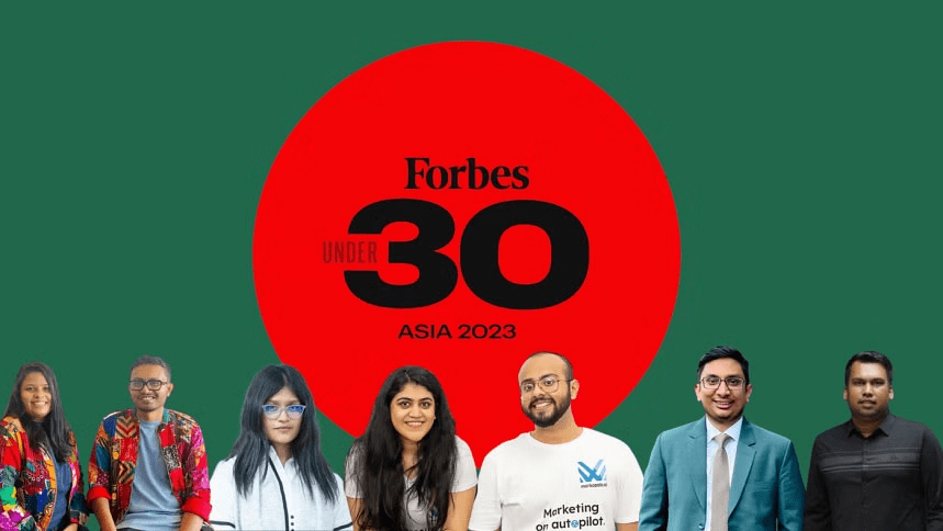 Seven Bangladeshis generate list of Forbes 30 under 30 Asia 2023