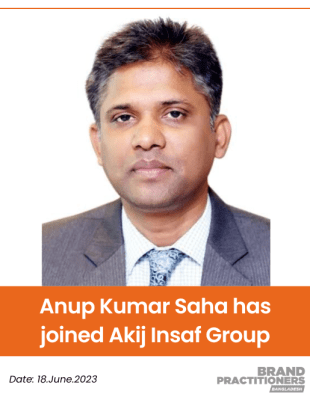 Anup Kumar Saha has joined Akij Insaf Group